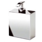 Windisch 90121 Box Shaped Chrome or Gold Finish Wall Mounted Soap Dispenser